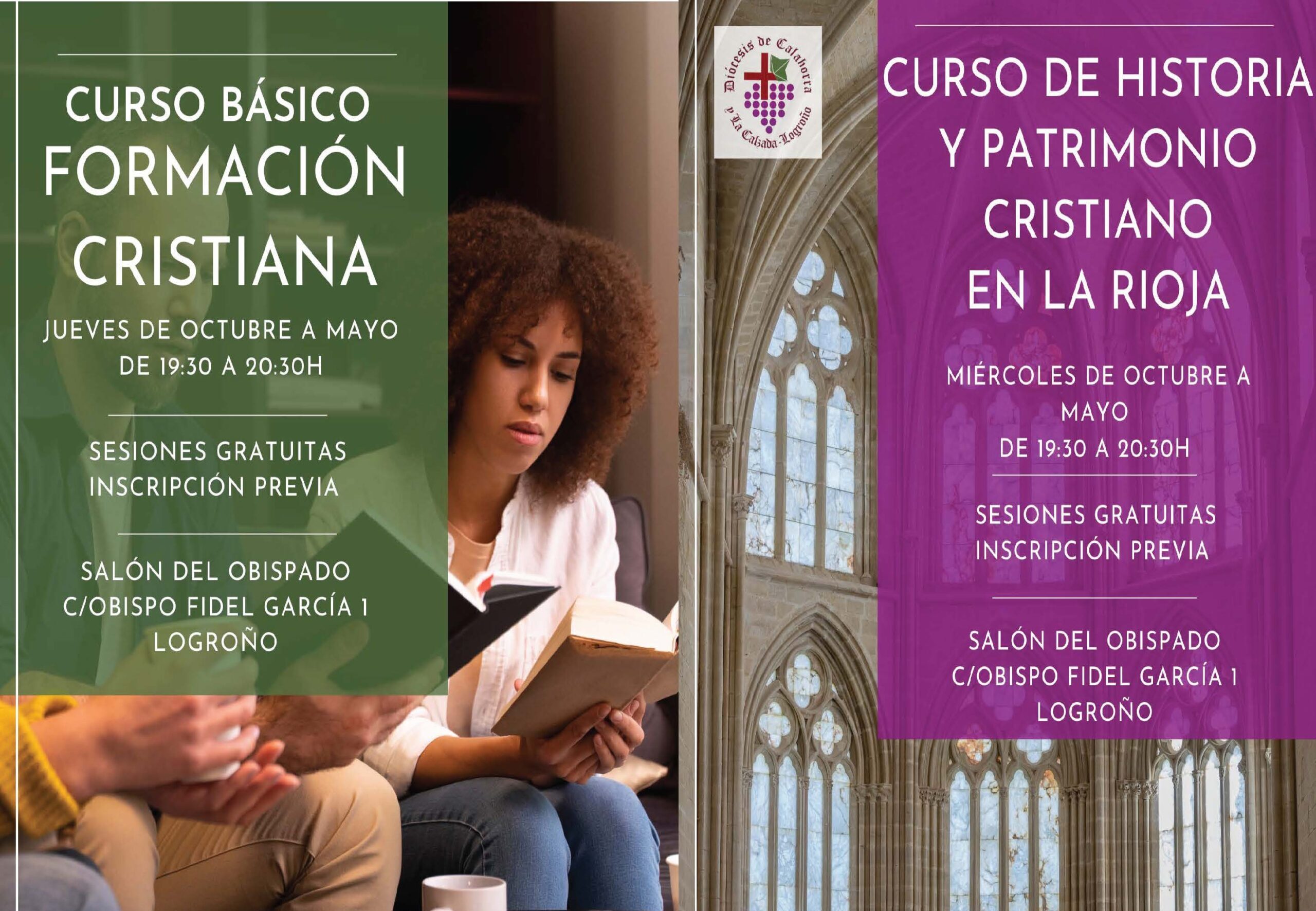 Carteles cursos de Formación La Rioja